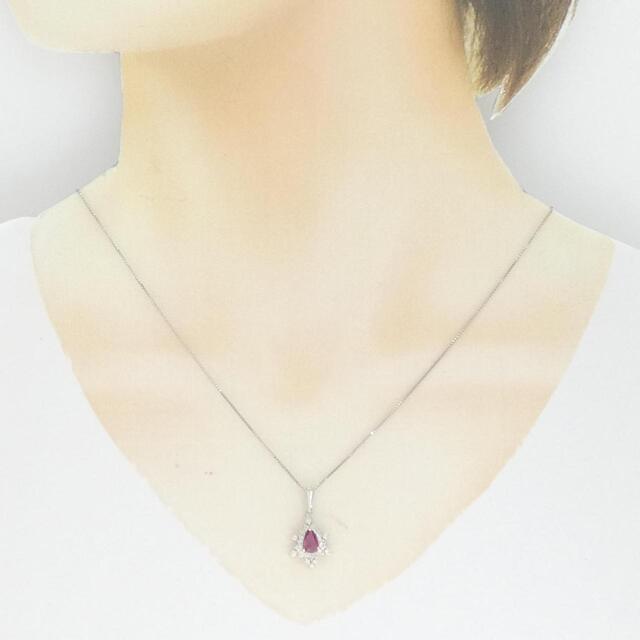 PT ルビー ネックレス 0.60CT | www.causus.be
