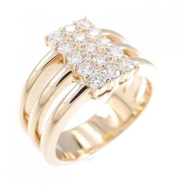 冬バーゲン☆】 K18PG ダイヤモンド 0.50CT リング リング(指輪) - www