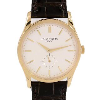 パテックフィリップ(PATEK PHILIPPE)のパテック・フィリップ　５１９６Ｊ－００１　カラトラバ　ＹＧ　手巻(腕時計(アナログ))