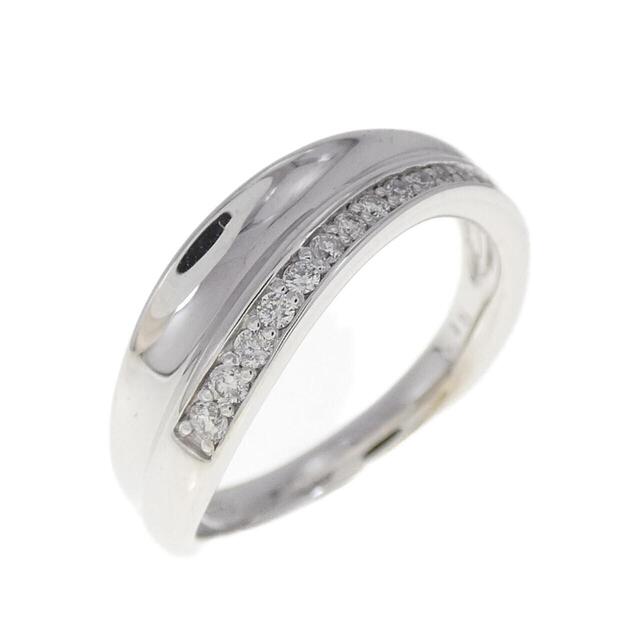 上品なスタイル K18WG ダイヤモンド リング 0.15CT リング(指輪) - www