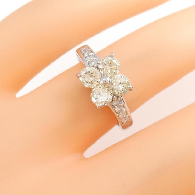 PT フラワー ダイヤモンド リング 0.33CT