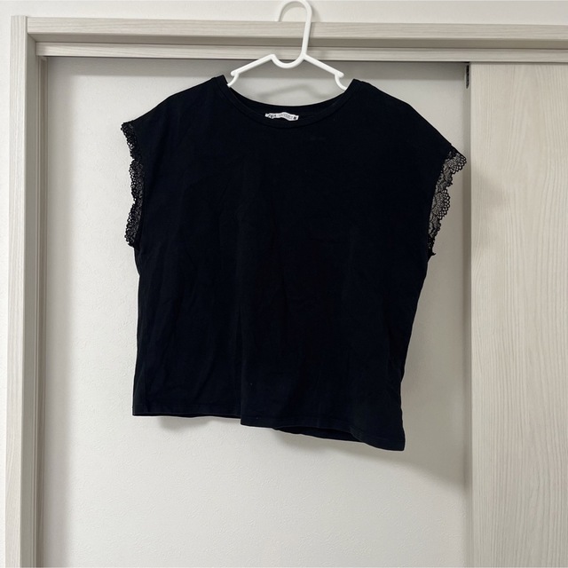 ZARA(ザラ)のZARA tシャツ レース レディースのトップス(Tシャツ(半袖/袖なし))の商品写真