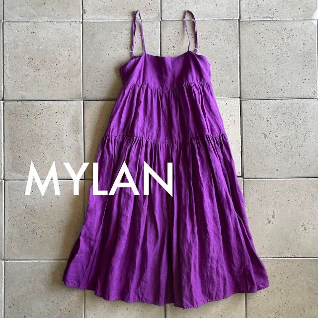 新品未使用 Mylan サイドボタンローブドレス