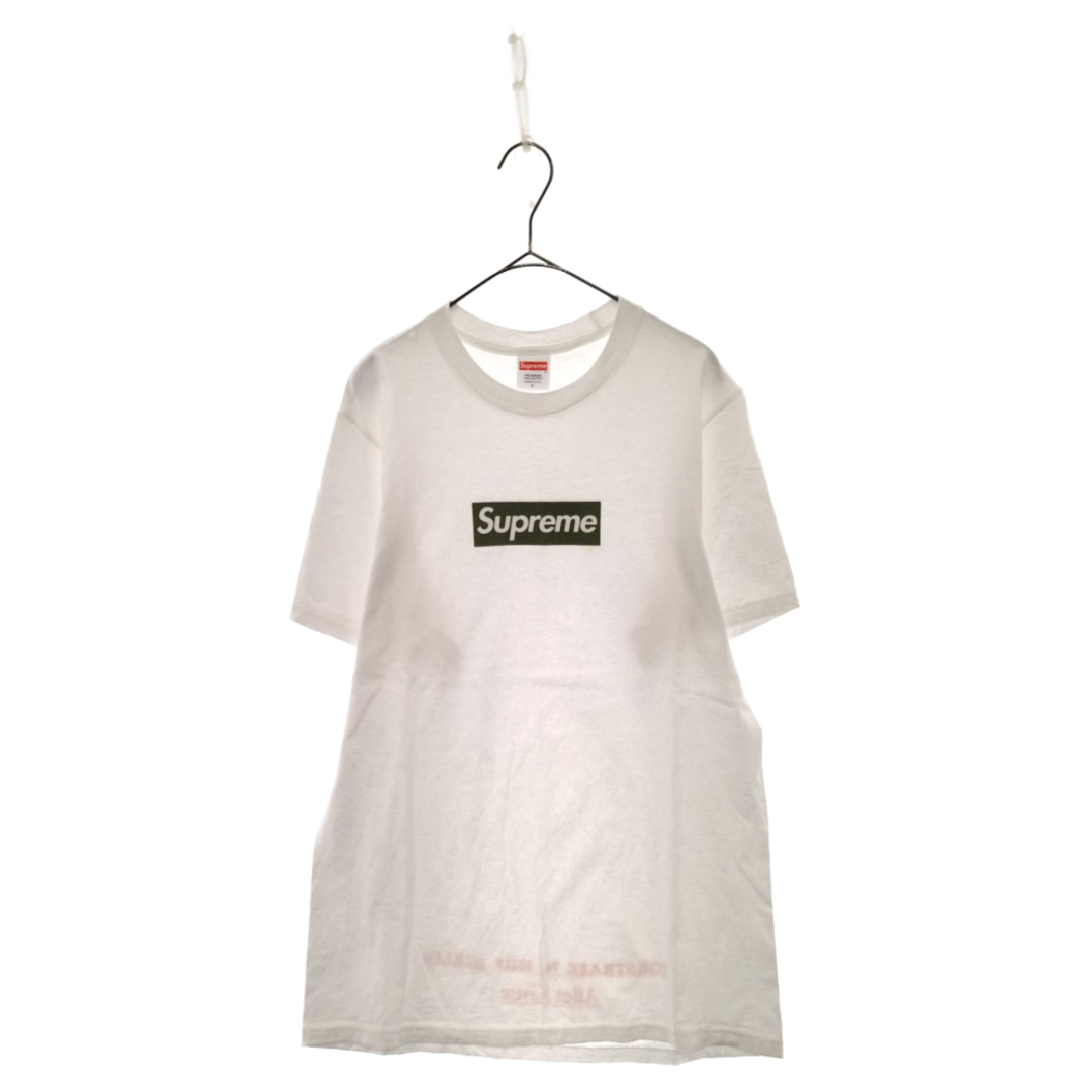 SUPREME シュプリーム 21AW Berlin Box Logo Tee シュプリーム ボックスロゴTシャツ ベルリン店オープン記念 半袖カットソー バックプリント ホワイト