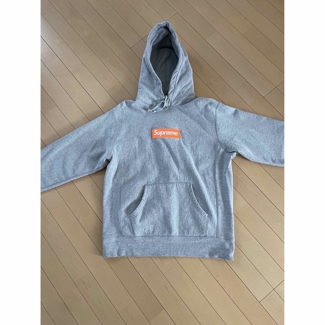 supreme boxlogo グレー