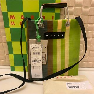 Marni - 3 マルニ マーケット ストライプショルダーバッグミニ マルニ