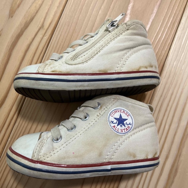 CONVERSE(コンバース)のコンバース　13センチ　白 キッズ/ベビー/マタニティのベビー靴/シューズ(~14cm)(スニーカー)の商品写真