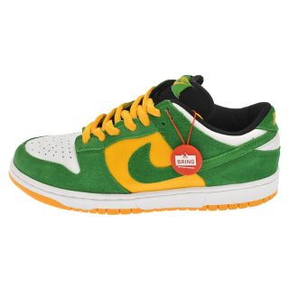 ナイキ(NIKE)のNIKE SB ナイキエスビー DUNK LOW PRO SB BUCK 304292-132 ダンク ロー プロ エスビー バック ローカットスニーカー US9 グリーン/イエロー(スニーカー)