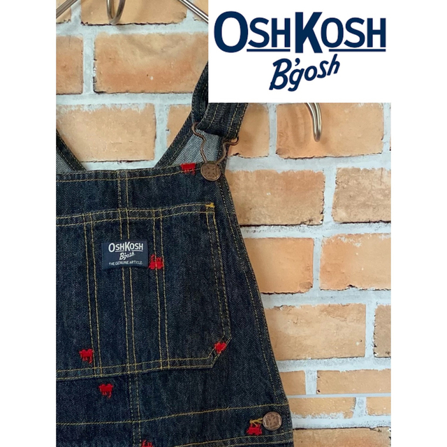 【レア】OshKoshB'gosh オシュコシュビゴッシュ☆総柄オーバーオール | フリマアプリ ラクマ