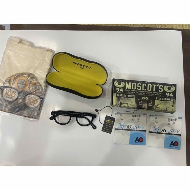 MOSCOT  レムトッシュ 46サイズ  デモレンズを度なしクリアレンズ交換済