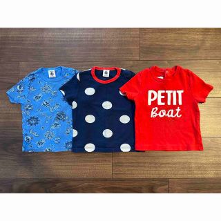 プチバトー(PETIT BATEAU)のプチバトー　Tシャツ セット(Ｔシャツ)