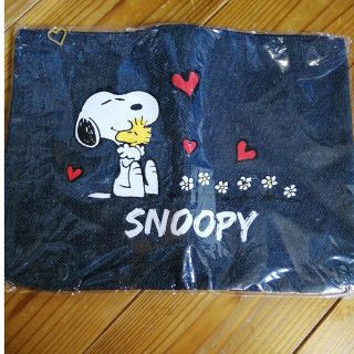 スヌーピー(SNOOPY)のスヌーピーデニムポーチ(ポーチ)