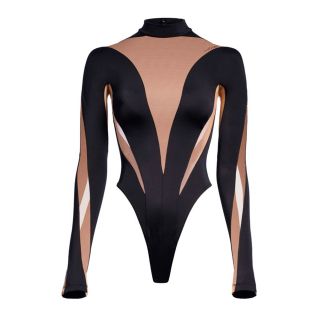 ティエリーミュグレー(Thierry Mugler)のMugler × H&M スペシャルコレクション メッシュパネルボディスーツ (その他)