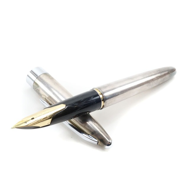 【PILOT】パイロット ペン先 18K(750) SILVER製 ジャンク品 スターリングシルバー メンズ 万年筆 1