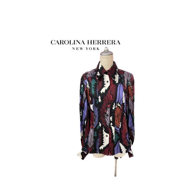 CAROLINA HERRERA(キャロライナヘレナ)の184009 CAROLINA HERRERA キャロリーナヘレナ ブラウス レディースのトップス(シャツ/ブラウス(長袖/七分))の商品写真