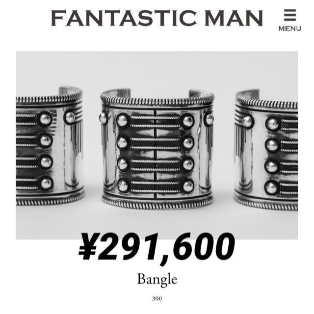 30万 新品 FANTASTIC MAN BANGLE