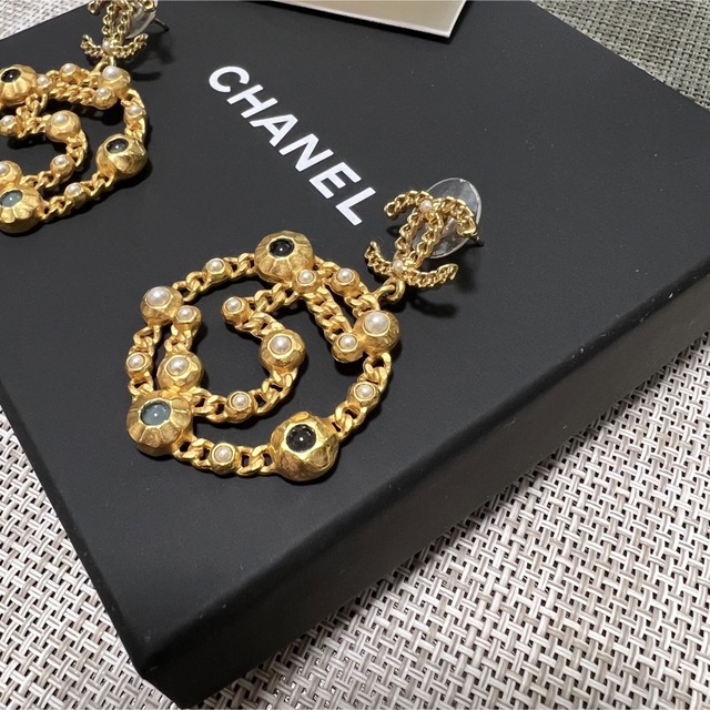 CHANEL シャネル ピアス NO5 ゴールド 箱付き