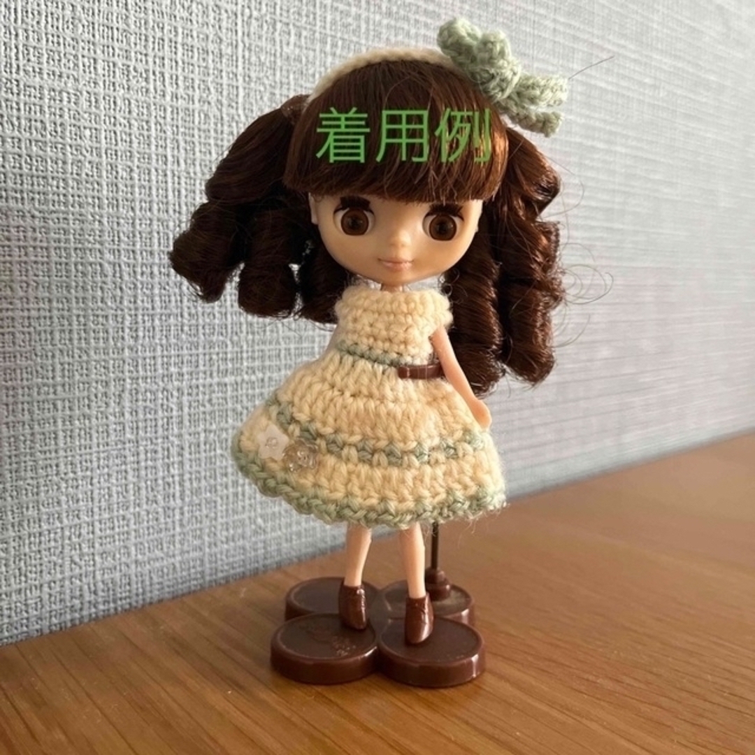 Takara Tomy(タカラトミー)のプチブライス　アウトフィット　グリーンセット ハンドメイドのぬいぐるみ/人形(人形)の商品写真