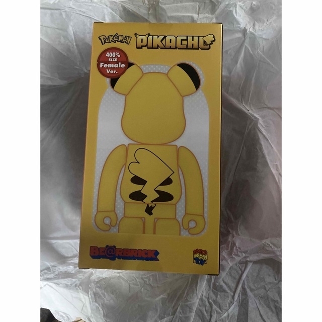 MEDICOM TOY - BE@RBRICK ピカチュウ Female Ver. 400%の通販 by