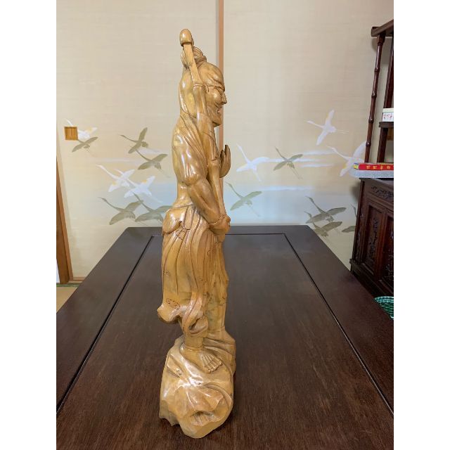 金剛力士像（阿形） 木彫 彫像