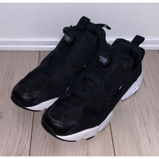 リーボック(Reebok)の24cm 美品 REEBOK INSTA PUMP FURY OG 黒 ブラック(スニーカー)