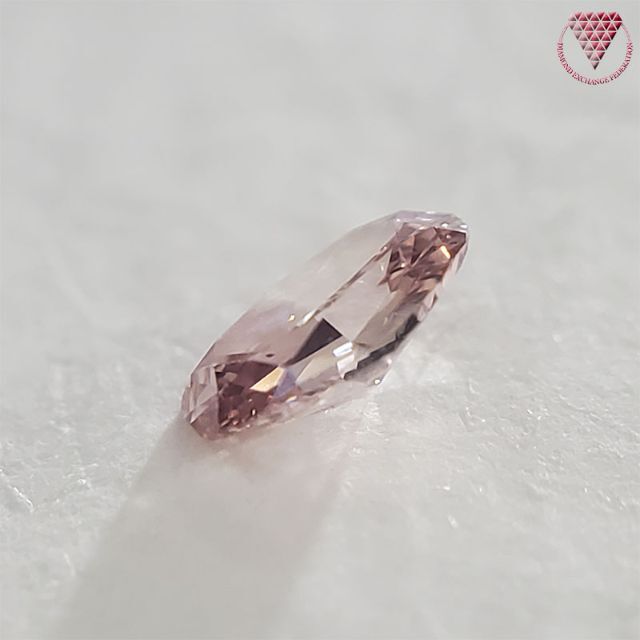 0.104 ct F. Int. Or. Pink VS2 天然 ピンク ダイヤ レディースのアクセサリー(リング(指輪))の商品写真