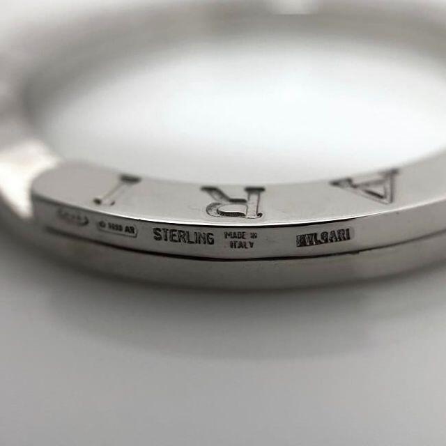 安心の関税送料込み ブルガリ キーリング シルバー 新品 仕上げ済み Ag