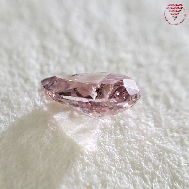 0.129 ct F. D. Pink I1 AGT 天然 ピンク ダイヤモンド レディースのアクセサリー(リング(指輪))の商品写真