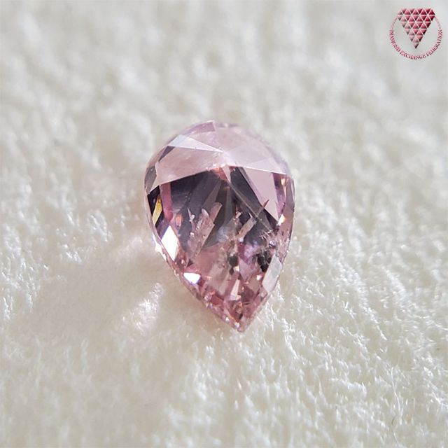 0.129 ct F. D. Pink I1 AGT 天然 ピンク ダイヤモンド レディースのアクセサリー(リング(指輪))の商品写真