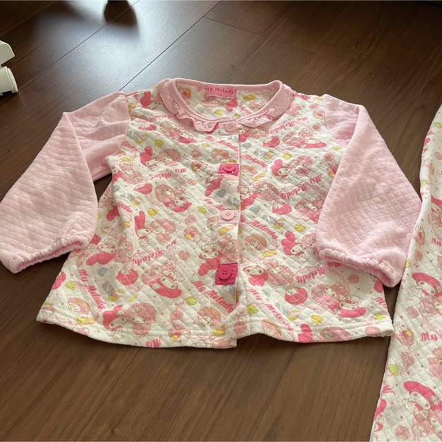 マイメロディ(マイメロディ)のマイメロ キルトパジャマ キッズ/ベビー/マタニティのキッズ服女の子用(90cm~)(パジャマ)の商品写真