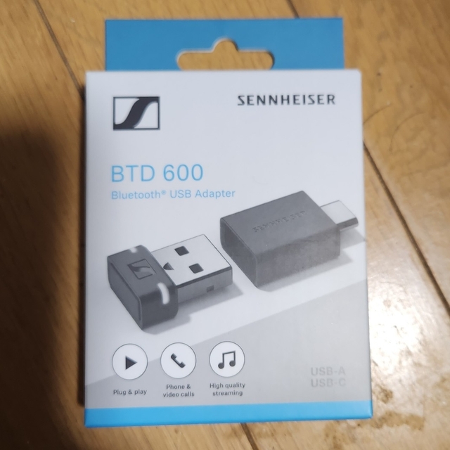 SENNHEISER(ゼンハイザー)のゼンハイザー　btd600　bluetoothトランスミッター スマホ/家電/カメラのPC/タブレット(PC周辺機器)の商品写真