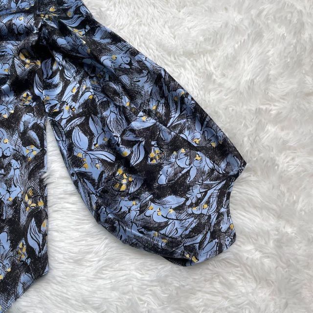 美品】Christian Dior クリスチャン ディオール 花柄 ノーカラー