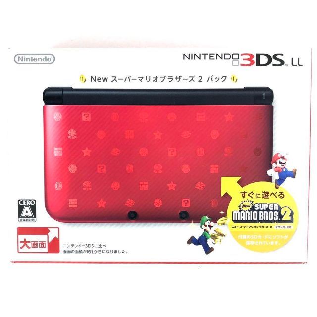 ♦︎ほぼ新品♦︎ニンテンドー3DS LL New スーパーマリオブラザーズ 2