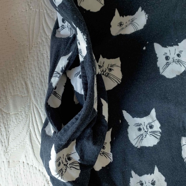 Design Tshirts Store graniph(グラニフ)のネコ柄　ワンピ レディースのワンピース(ミニワンピース)の商品写真