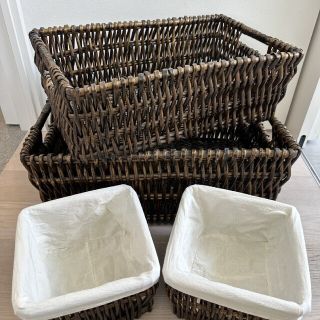 かご バスケット 4点セット(バスケット/かご)