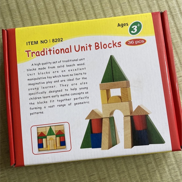 traditional unit blocks 36pcs★積み木セット エンタメ/ホビーのおもちゃ/ぬいぐるみ(その他)の商品写真