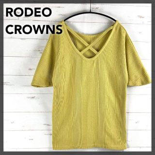 ロデオクラウンズ(RODEO CROWNS)のRODEOCROWNS ロデオクラウンズ バッククロス サマーニット カットソー(Tシャツ(半袖/袖なし))