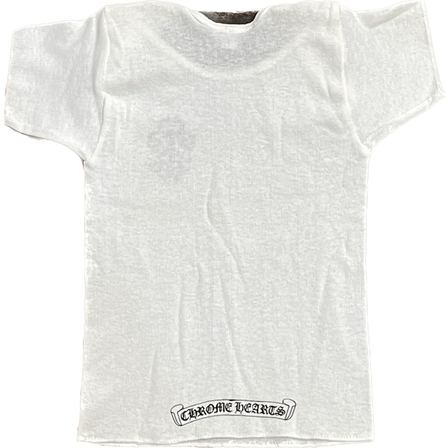 Chrome Hearts(クロムハーツ)の【Chrom hearts】 クロムハーツ Tシャツ 12m 白 新品 キッズ/ベビー/マタニティのキッズ服女の子用(90cm~)(Tシャツ/カットソー)の商品写真