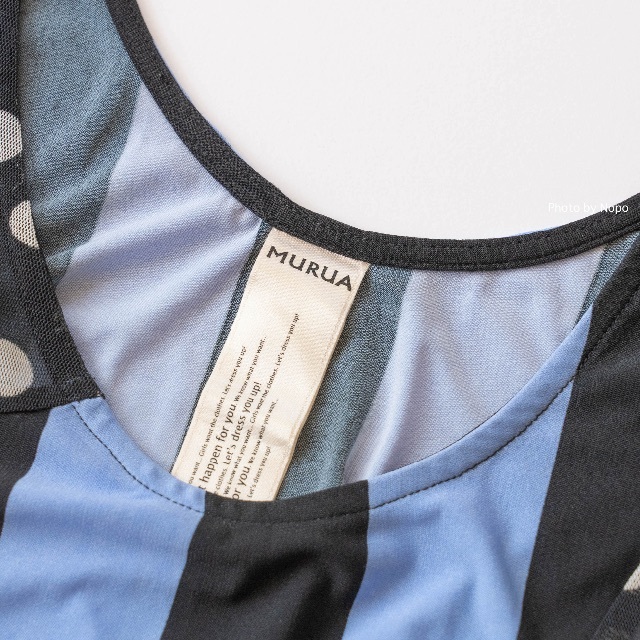 MURUA(ムルーア)のMURUA　ムルーア　タンクトップ　ノースリーブ　袖なし　透け感 レディースのトップス(Tシャツ(半袖/袖なし))の商品写真