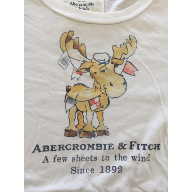 Abercrombie&Fitch(アバクロンビーアンドフィッチ)の【アバクロ  Tシャツ  Sサイズ】 レディースのトップス(Tシャツ(半袖/袖なし))の商品写真