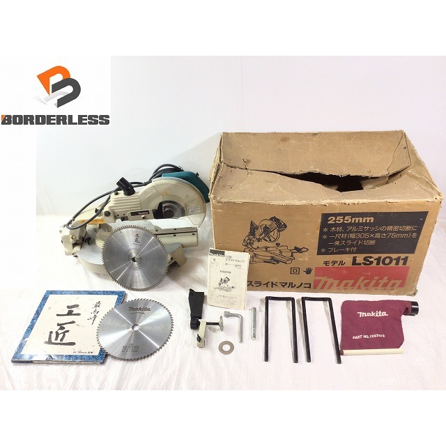 ☆品☆makita マキタ 100V 260mm 10型スライドマルノコ LS1011 丸鋸/丸ノコ/丸のこ 67499