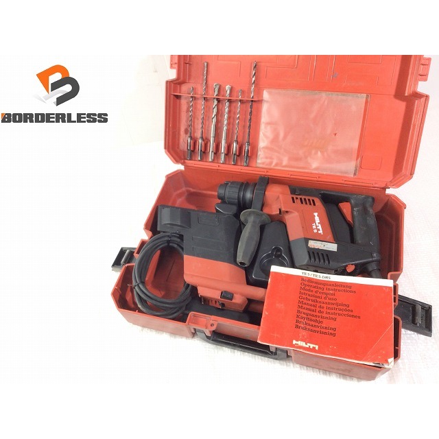 ☆品☆HILTI ヒルティ 100V ハンマードリル TE5 集じんシステム(TE5-DRS) ケース付 SDSプラス ハンマドリル 穴あけ 穿孔 70841自動車/バイク