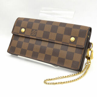 ルイヴィトン(LOUIS VUITTON)のLOUIS VUITTON / ルイヴィトン ◆ポルトフォイユ アコルディオン チェーン付き 長財布 ダミエ N60002 【財布/サイフ/ウォレット/wallet/コイン】 ブランド  [0220368617](財布)