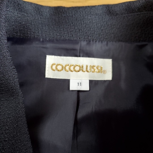 SOIR(ソワール)のイスパハン様専用【値下】COCCOLUSSI 濃紺色のフォーマルスーツ レディースのフォーマル/ドレス(スーツ)の商品写真
