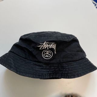 ステューシー(STUSSY)のじーじ様専用stussyの黒のバケットハット(ハット)