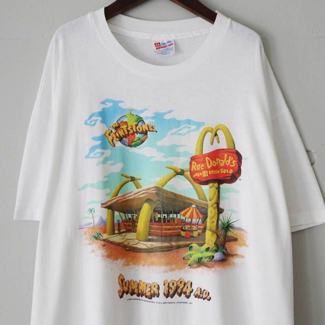 Hanes(ヘインズ)の90s The Flintstones Mcdonald's Tシャツ メンズのトップス(Tシャツ/カットソー(半袖/袖なし))の商品写真