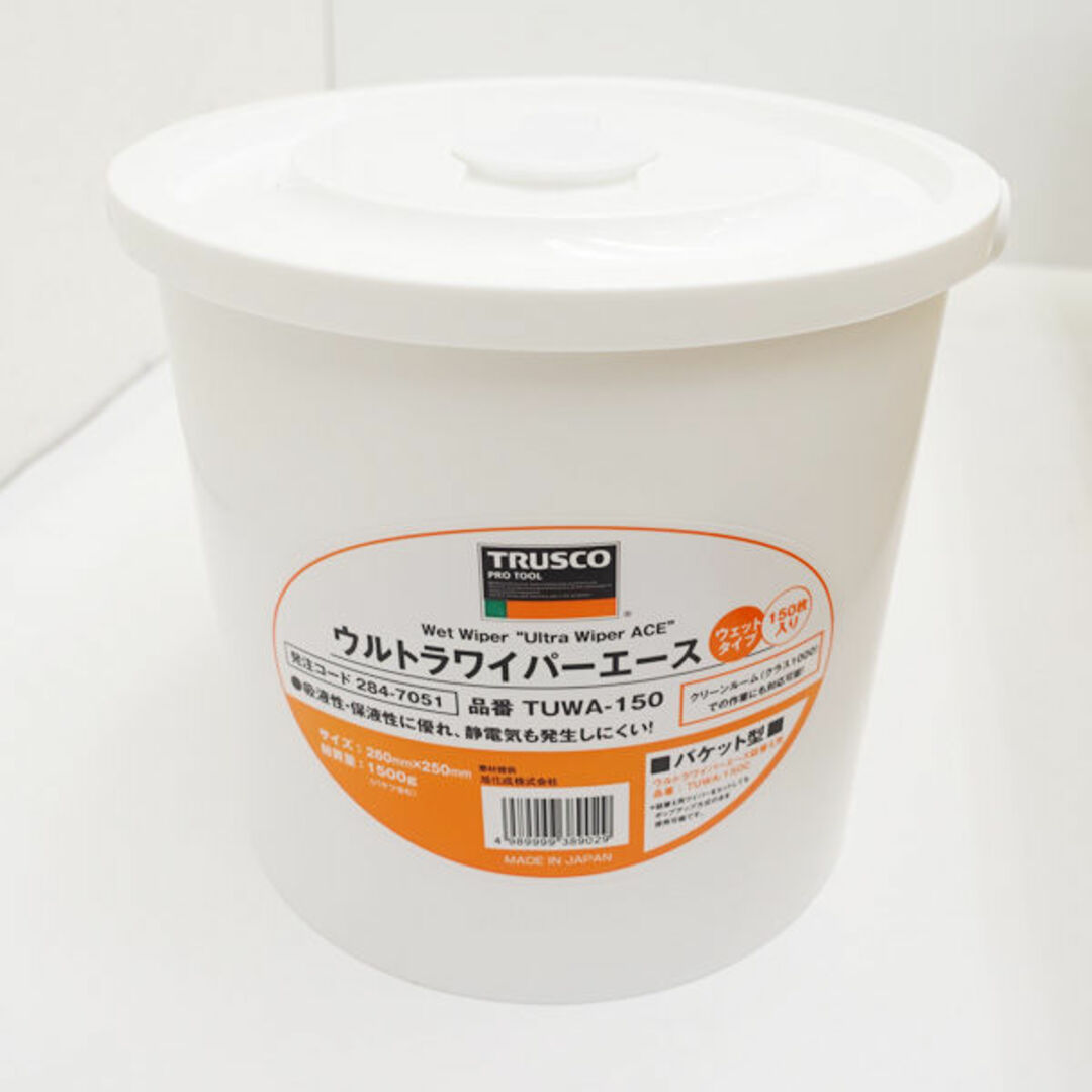 TRUSCO / トラスコ中山 ◆ウルトラワイパーエース ウエットタイプ 150枚入り 4点セット TUWA-150 家電【未使用】 [0220383900]