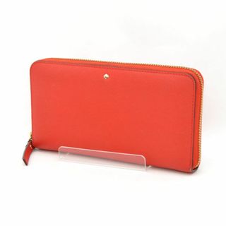 ケイトスペードニューヨーク(kate spade new york)のkate spade / ケイトスペード ◆ラウンドファスナー長財布/レザー/レッド PWRU3898 【財布/サイフ/ウォレット/wallet/コイン】 レディースファッション  [0220382378](財布)