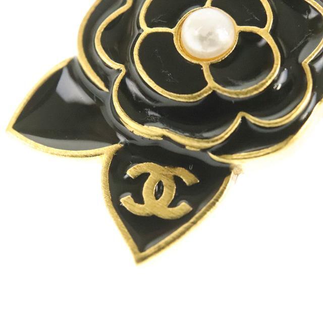 シャネル ピンブローチ 2点セット 中古 カメリア パンプス 02A ココマーク ブラック ゴールド CHANEL 【中古】 | アクセサリー レディース 黒 金色 ハイヒール ファッション ブランド小物 ABランク