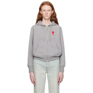 ami - 【新品未使用】Ami Paris アミ ジップパーカーの通販 by